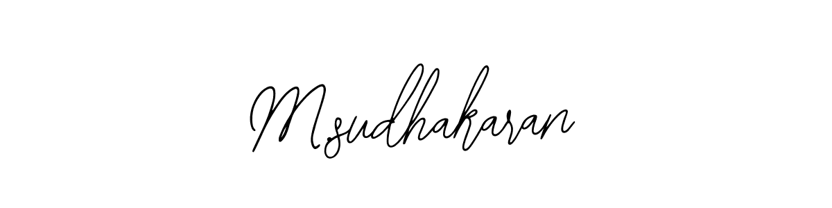 Make a beautiful signature design for name M.sudhakaran. With this signature (Bearetta-2O07w) style, you can create a handwritten signature for free. M.sudhakaran signature style 12 images and pictures png