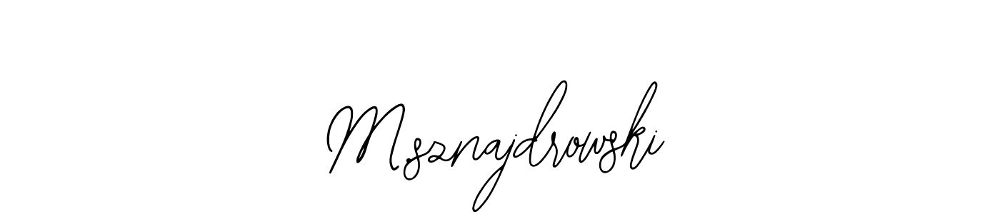 Use a signature maker to create a handwritten signature online. With this signature software, you can design (Bearetta-2O07w) your own signature for name M.sznajdrowski. M.sznajdrowski signature style 12 images and pictures png