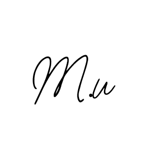 How to Draw M.u signature style? Bearetta-2O07w is a latest design signature styles for name M.u. M.u signature style 12 images and pictures png