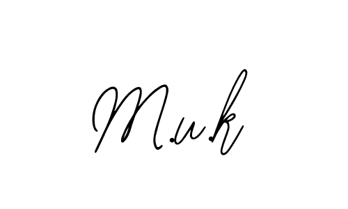 Use a signature maker to create a handwritten signature online. With this signature software, you can design (Bearetta-2O07w) your own signature for name M.u.k. M.u.k signature style 12 images and pictures png