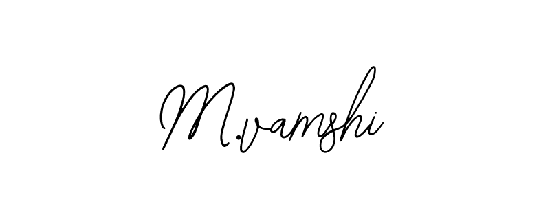 Create a beautiful signature design for name M.vamshi. With this signature (Bearetta-2O07w) fonts, you can make a handwritten signature for free. M.vamshi signature style 12 images and pictures png