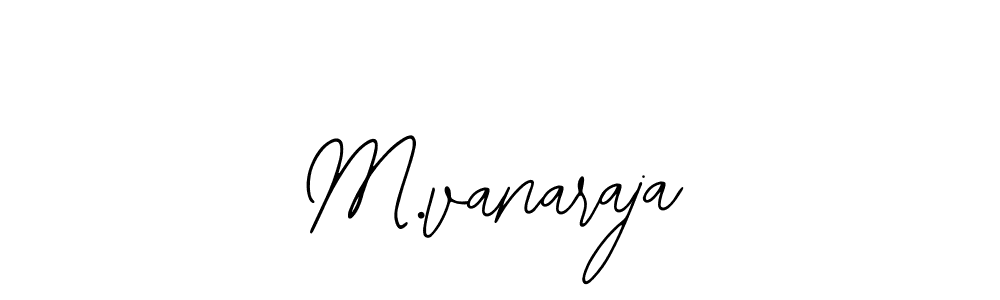 How to Draw M.vanaraja signature style? Bearetta-2O07w is a latest design signature styles for name M.vanaraja. M.vanaraja signature style 12 images and pictures png