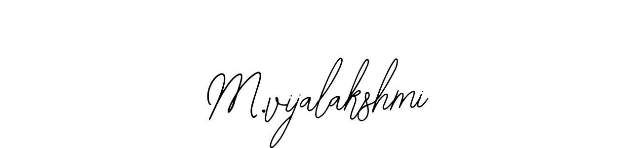 Use a signature maker to create a handwritten signature online. With this signature software, you can design (Bearetta-2O07w) your own signature for name M.vijalakshmi. M.vijalakshmi signature style 12 images and pictures png