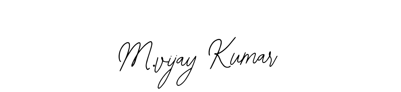 Make a beautiful signature design for name M.vijay Kumar. With this signature (Bearetta-2O07w) style, you can create a handwritten signature for free. M.vijay Kumar signature style 12 images and pictures png