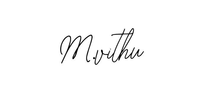 Best and Professional Signature Style for M.vithu. Bearetta-2O07w Best Signature Style Collection. M.vithu signature style 12 images and pictures png