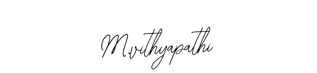 Best and Professional Signature Style for M.vithyapathi. Bearetta-2O07w Best Signature Style Collection. M.vithyapathi signature style 12 images and pictures png