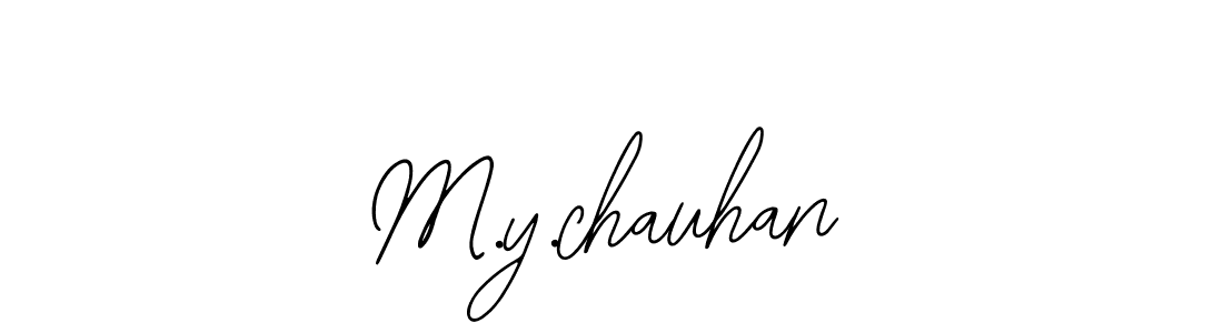 Bearetta-2O07w is a professional signature style that is perfect for those who want to add a touch of class to their signature. It is also a great choice for those who want to make their signature more unique. Get M.y.chauhan name to fancy signature for free. M.y.chauhan signature style 12 images and pictures png