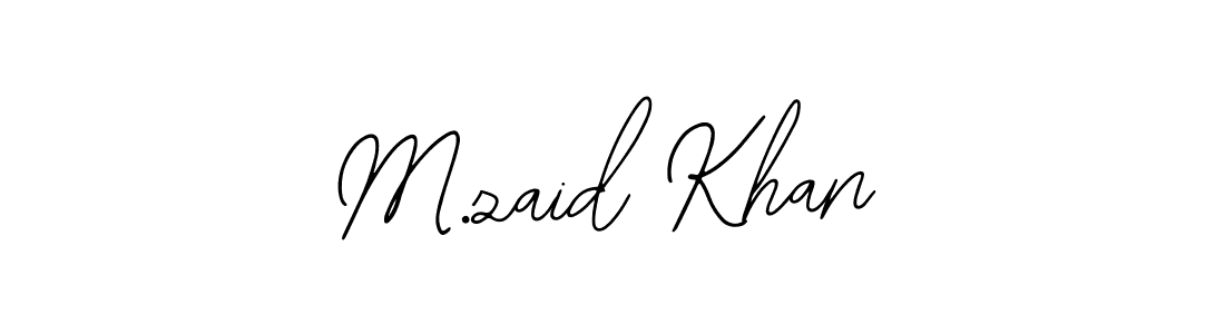 Similarly Bearetta-2O07w is the best handwritten signature design. Signature creator online .You can use it as an online autograph creator for name M.zaid Khan. M.zaid Khan signature style 12 images and pictures png