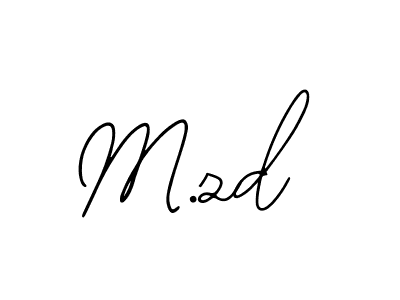 Make a beautiful signature design for name M.zd. Use this online signature maker to create a handwritten signature for free. M.zd signature style 12 images and pictures png