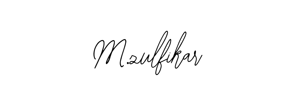 Make a beautiful signature design for name M.zulfikar. With this signature (Bearetta-2O07w) style, you can create a handwritten signature for free. M.zulfikar signature style 12 images and pictures png