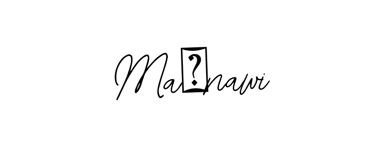 Use a signature maker to create a handwritten signature online. With this signature software, you can design (Bearetta-2O07w) your own signature for name Maعnawi. Maعnawi signature style 12 images and pictures png
