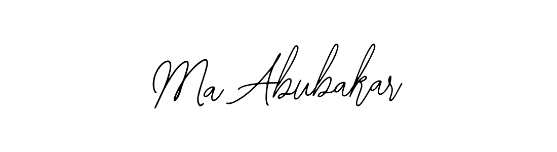 The best way (Bearetta-2O07w) to make a short signature is to pick only two or three words in your name. The name Ma Abubakar include a total of six letters. For converting this name. Ma Abubakar signature style 12 images and pictures png