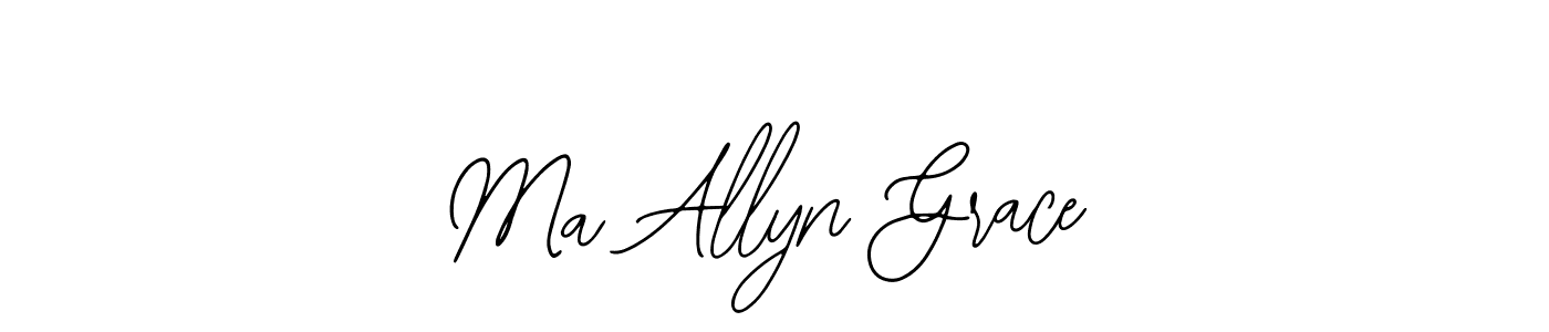 The best way (Bearetta-2O07w) to make a short signature is to pick only two or three words in your name. The name Ma Allyn Grace include a total of six letters. For converting this name. Ma Allyn Grace signature style 12 images and pictures png