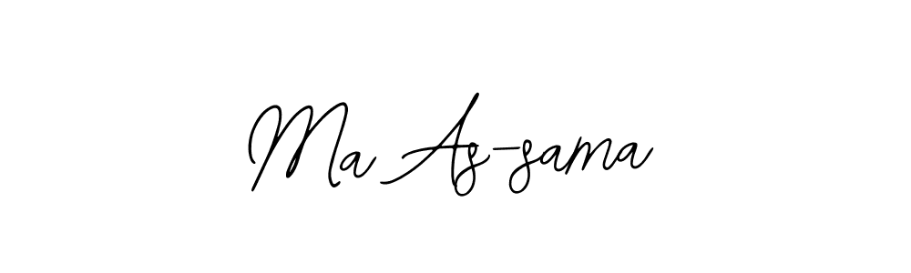 Similarly Bearetta-2O07w is the best handwritten signature design. Signature creator online .You can use it as an online autograph creator for name Ma As-sama. Ma As-sama signature style 12 images and pictures png