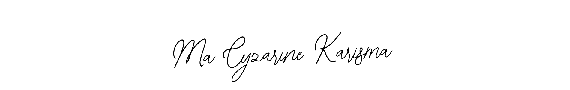 You should practise on your own different ways (Bearetta-2O07w) to write your name (Ma Cyzarine Karisma) in signature. don't let someone else do it for you. Ma Cyzarine Karisma signature style 12 images and pictures png