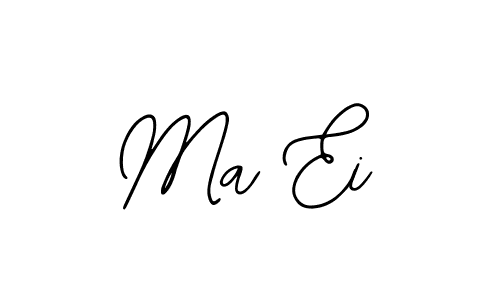 Use a signature maker to create a handwritten signature online. With this signature software, you can design (Bearetta-2O07w) your own signature for name Ma Ei. Ma Ei signature style 12 images and pictures png