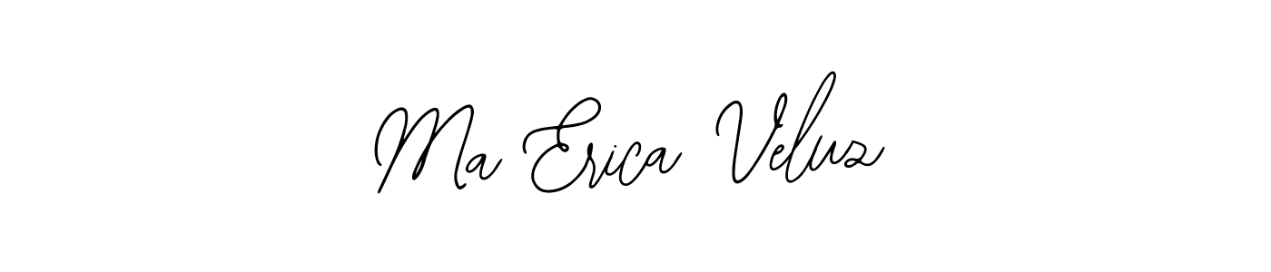 You should practise on your own different ways (Bearetta-2O07w) to write your name (Ma Erica Veluz) in signature. don't let someone else do it for you. Ma Erica Veluz signature style 12 images and pictures png