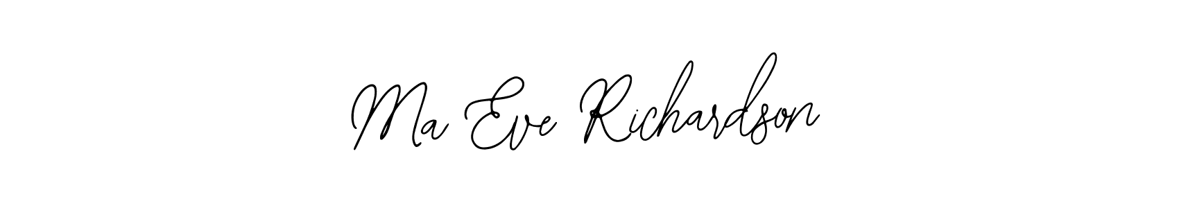 How to Draw Ma Eve Richardson signature style? Bearetta-2O07w is a latest design signature styles for name Ma Eve Richardson. Ma Eve Richardson signature style 12 images and pictures png