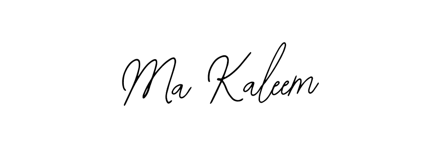 You should practise on your own different ways (Bearetta-2O07w) to write your name (Ma Kaleem) in signature. don't let someone else do it for you. Ma Kaleem signature style 12 images and pictures png
