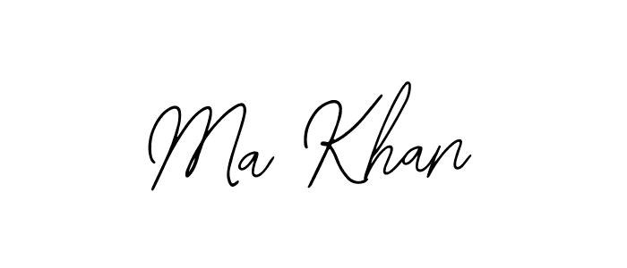 How to make Ma Khan signature? Bearetta-2O07w is a professional autograph style. Create handwritten signature for Ma Khan name. Ma Khan signature style 12 images and pictures png