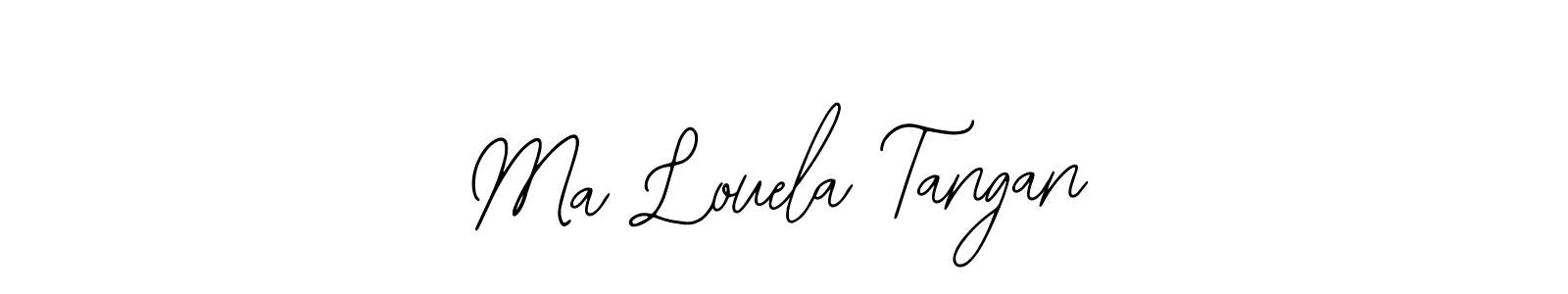Make a beautiful signature design for name Ma Louela Tangan. With this signature (Bearetta-2O07w) style, you can create a handwritten signature for free. Ma Louela Tangan signature style 12 images and pictures png