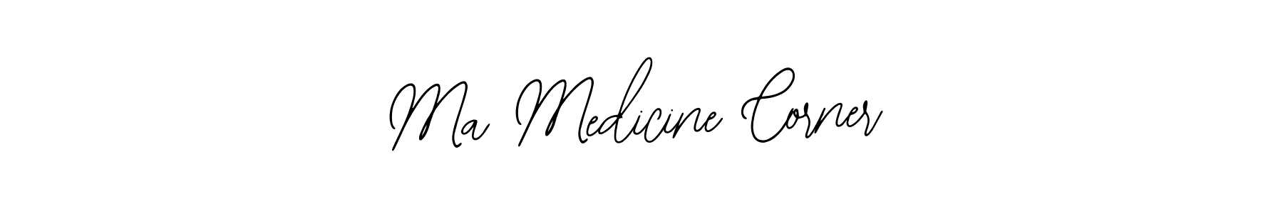 Bearetta-2O07w is a professional signature style that is perfect for those who want to add a touch of class to their signature. It is also a great choice for those who want to make their signature more unique. Get Ma Medicine Corner name to fancy signature for free. Ma Medicine Corner signature style 12 images and pictures png