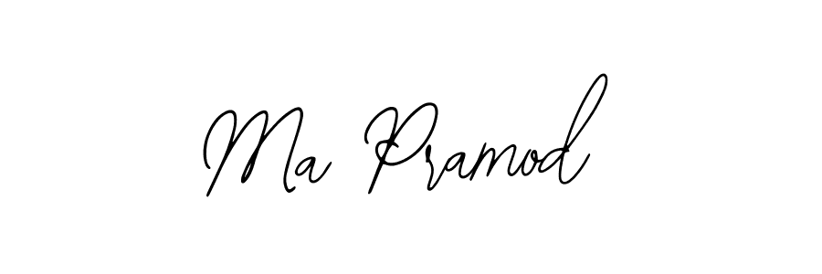 Create a beautiful signature design for name Ma Pramod. With this signature (Bearetta-2O07w) fonts, you can make a handwritten signature for free. Ma Pramod signature style 12 images and pictures png