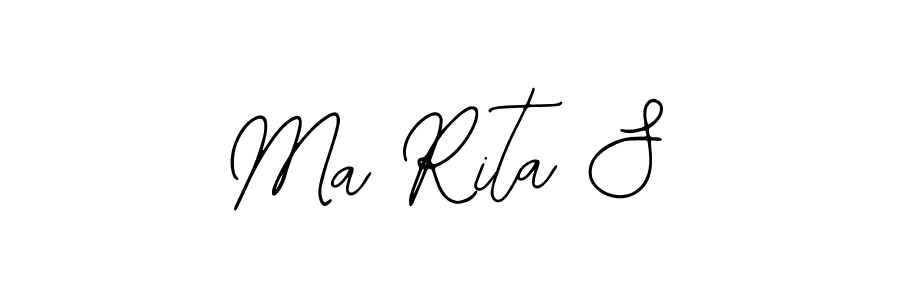This is the best signature style for the Ma Rita S name. Also you like these signature font (Bearetta-2O07w). Mix name signature. Ma Rita S signature style 12 images and pictures png