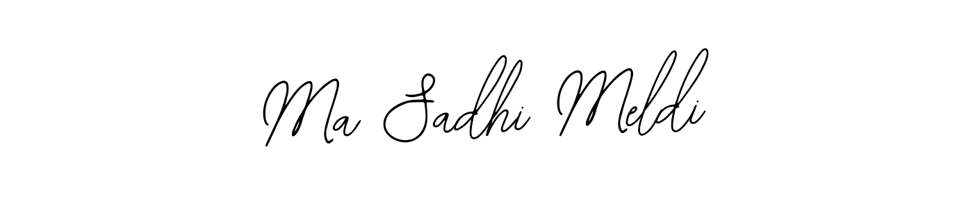 Make a beautiful signature design for name Ma Sadhi Meldi. Use this online signature maker to create a handwritten signature for free. Ma Sadhi Meldi signature style 12 images and pictures png
