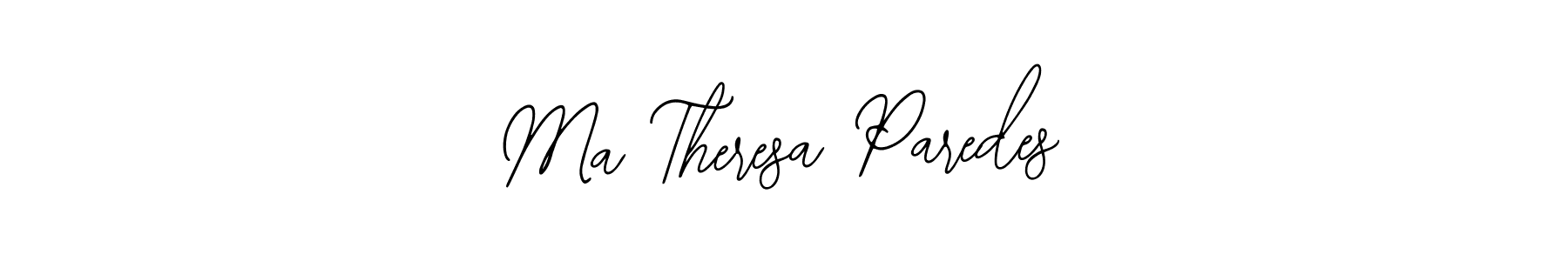 It looks lik you need a new signature style for name Ma Theresa Paredes. Design unique handwritten (Bearetta-2O07w) signature with our free signature maker in just a few clicks. Ma Theresa Paredes signature style 12 images and pictures png