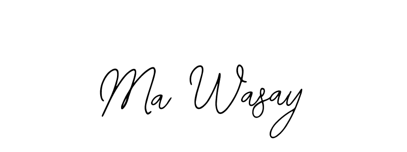 You can use this online signature creator to create a handwritten signature for the name Ma Wasay. This is the best online autograph maker. Ma Wasay signature style 12 images and pictures png
