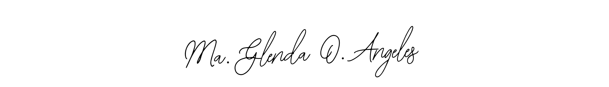 Make a beautiful signature design for name Ma. Glenda O. Angeles. Use this online signature maker to create a handwritten signature for free. Ma. Glenda O. Angeles signature style 12 images and pictures png