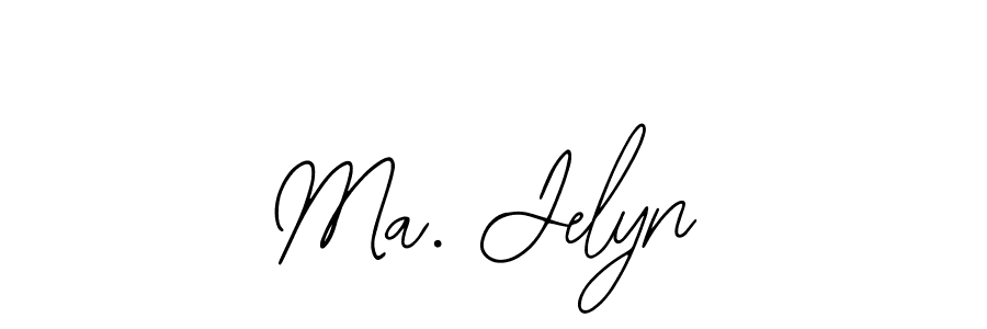 How to make Ma. Jelyn name signature. Use Bearetta-2O07w style for creating short signs online. This is the latest handwritten sign. Ma. Jelyn signature style 12 images and pictures png