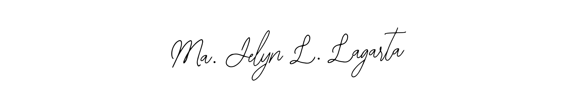 This is the best signature style for the Ma. Jelyn L. Lagarta name. Also you like these signature font (Bearetta-2O07w). Mix name signature. Ma. Jelyn L. Lagarta signature style 12 images and pictures png