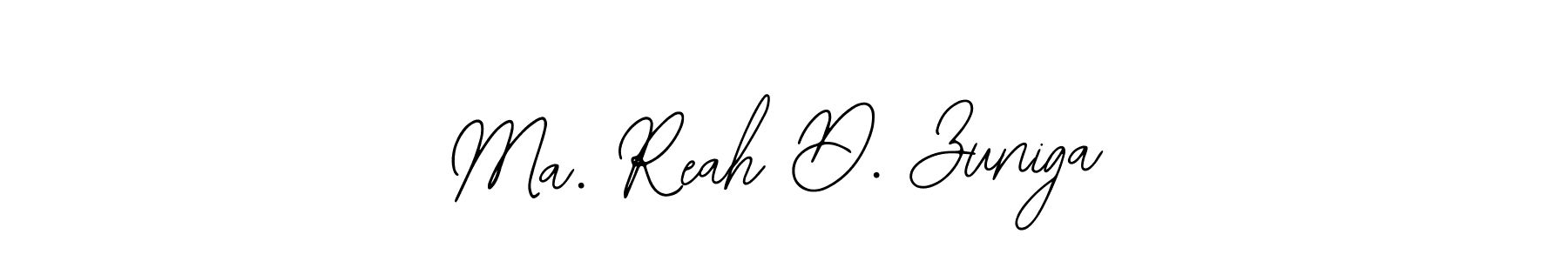 Make a beautiful signature design for name Ma. Reah D. Zuniga. With this signature (Bearetta-2O07w) style, you can create a handwritten signature for free. Ma. Reah D. Zuniga signature style 12 images and pictures png