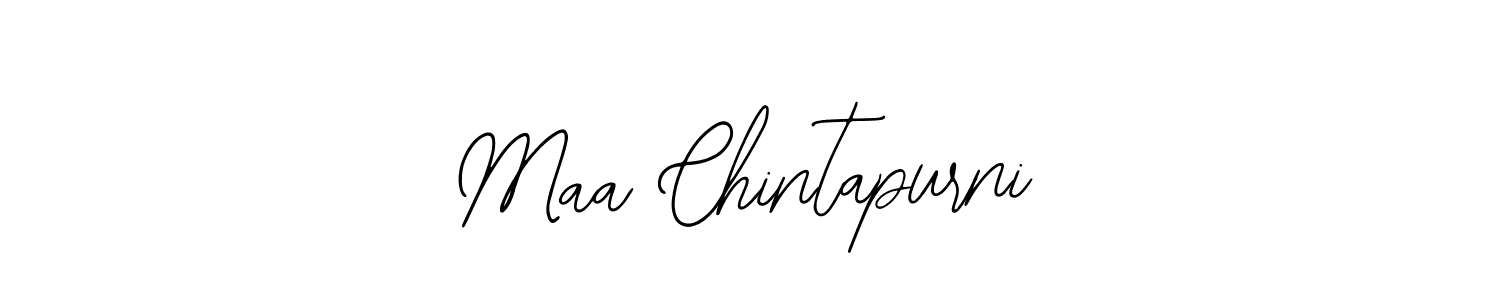 How to make Maa Chintapurni name signature. Use Bearetta-2O07w style for creating short signs online. This is the latest handwritten sign. Maa Chintapurni signature style 12 images and pictures png