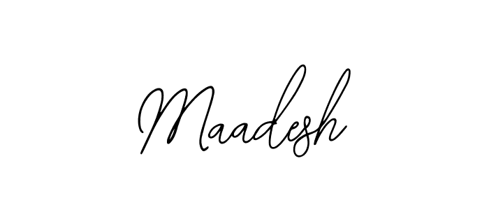 You should practise on your own different ways (Bearetta-2O07w) to write your name (Maadesh) in signature. don't let someone else do it for you. Maadesh signature style 12 images and pictures png