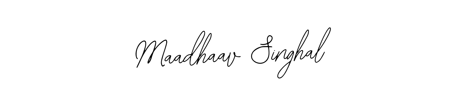 Bearetta-2O07w is a professional signature style that is perfect for those who want to add a touch of class to their signature. It is also a great choice for those who want to make their signature more unique. Get Maadhaav Singhal name to fancy signature for free. Maadhaav Singhal signature style 12 images and pictures png