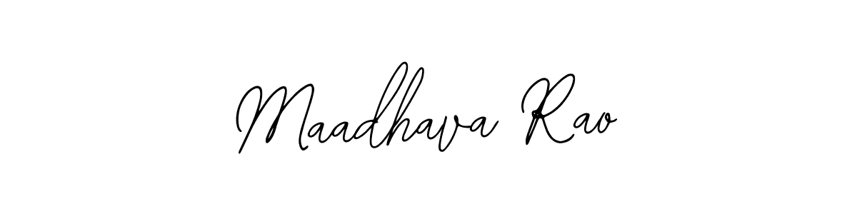Also You can easily find your signature by using the search form. We will create Maadhava Rao name handwritten signature images for you free of cost using Bearetta-2O07w sign style. Maadhava Rao signature style 12 images and pictures png