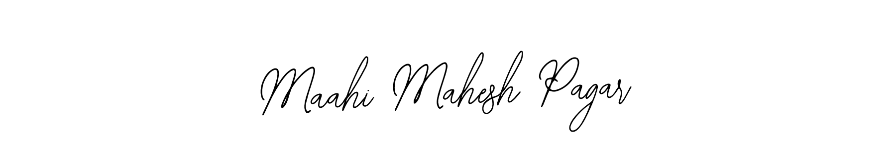 Design your own signature with our free online signature maker. With this signature software, you can create a handwritten (Bearetta-2O07w) signature for name Maahi Mahesh Pagar. Maahi Mahesh Pagar signature style 12 images and pictures png