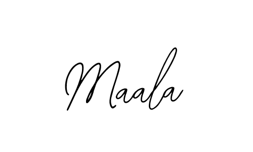 How to make Maala signature? Bearetta-2O07w is a professional autograph style. Create handwritten signature for Maala name. Maala signature style 12 images and pictures png