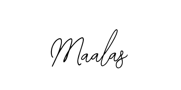 Make a beautiful signature design for name Maalas. With this signature (Bearetta-2O07w) style, you can create a handwritten signature for free. Maalas signature style 12 images and pictures png