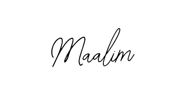 You should practise on your own different ways (Bearetta-2O07w) to write your name (Maalim) in signature. don't let someone else do it for you. Maalim signature style 12 images and pictures png