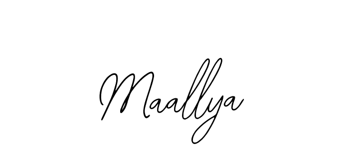 You should practise on your own different ways (Bearetta-2O07w) to write your name (Maallya) in signature. don't let someone else do it for you. Maallya signature style 12 images and pictures png