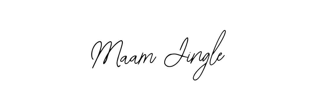 Also You can easily find your signature by using the search form. We will create Maam Jingle name handwritten signature images for you free of cost using Bearetta-2O07w sign style. Maam Jingle signature style 12 images and pictures png