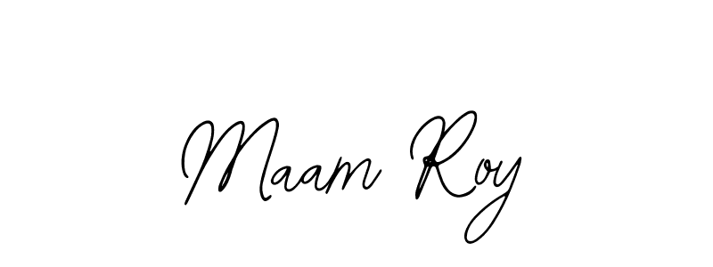 Make a beautiful signature design for name Maam Roy. With this signature (Bearetta-2O07w) style, you can create a handwritten signature for free. Maam Roy signature style 12 images and pictures png