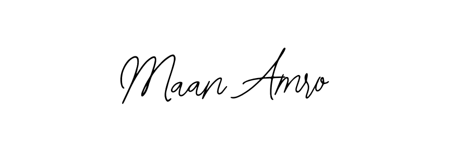 Also You can easily find your signature by using the search form. We will create Maan Amro name handwritten signature images for you free of cost using Bearetta-2O07w sign style. Maan Amro signature style 12 images and pictures png