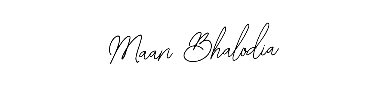 Similarly Bearetta-2O07w is the best handwritten signature design. Signature creator online .You can use it as an online autograph creator for name Maan Bhalodia. Maan Bhalodia signature style 12 images and pictures png