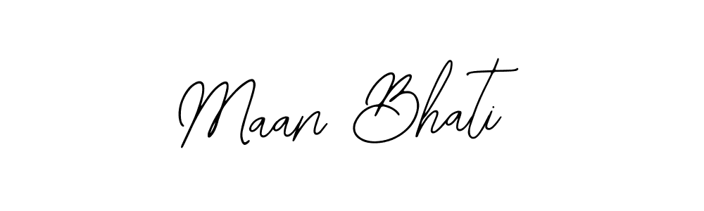 Create a beautiful signature design for name Maan Bhati. With this signature (Bearetta-2O07w) fonts, you can make a handwritten signature for free. Maan Bhati signature style 12 images and pictures png