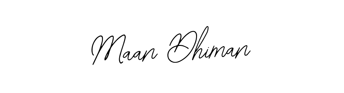 Similarly Bearetta-2O07w is the best handwritten signature design. Signature creator online .You can use it as an online autograph creator for name Maan Dhiman. Maan Dhiman signature style 12 images and pictures png